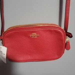Coach Crossbody Double Zipper